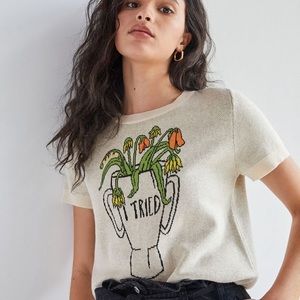 Anthropologie “I Tried” sweater
